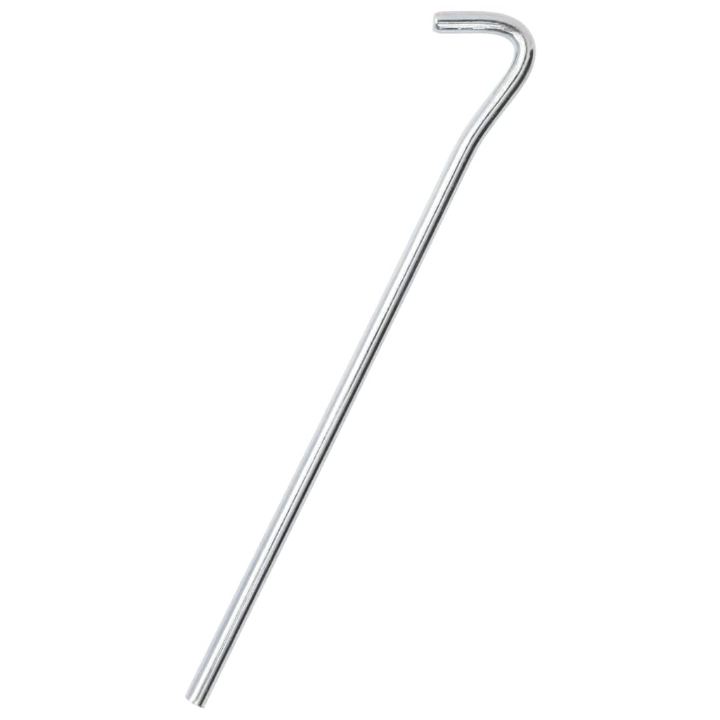vidaXL 25 db horganyzott acél sátorcövek 23 cm Ø7 mm