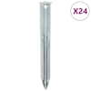 vidaXL telgivaiad 24 tk, 17 cm &Oslash;20 mm, tsingitud teras