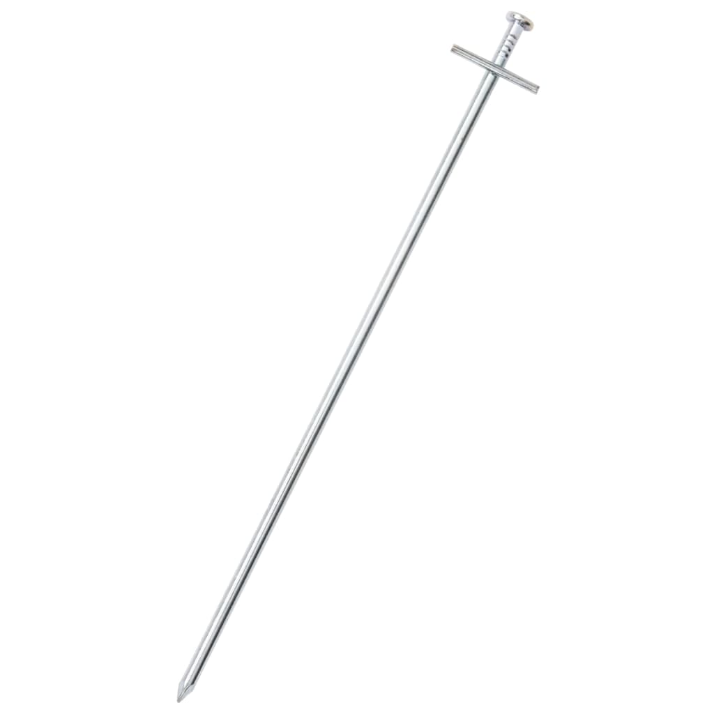 vidaXL 24 db horganyzott acél sátorcövek 29,5 cm Ø6 mm