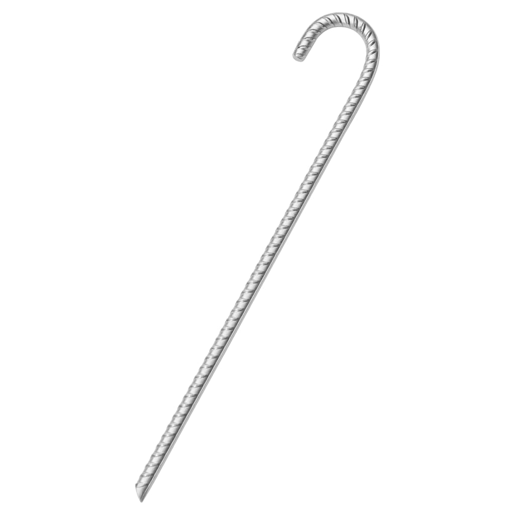 Thumbnail - vidaXL Zeltheringe 6 Stk. 41,5 cm Ø12 mm Verzinkter Stahl