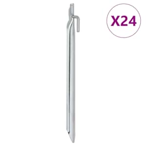Klini za šotor 24 kosov U oblika 25 cm Ø20 mm pocinkano jeklo