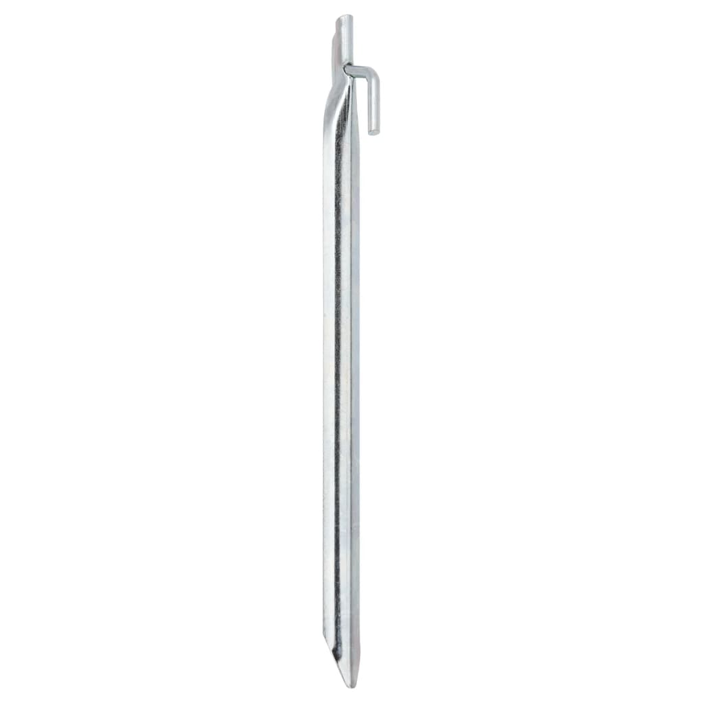 vidaXL 24 db V-alakú horganyzott acél sátorszeg 29,5 cm Ø20 mm