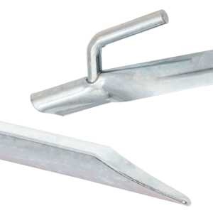 Stanové kolíky 24 ks ve tvaru V 29,5 cm Ø20 mm pozinkovaná ocel - obrázek 5