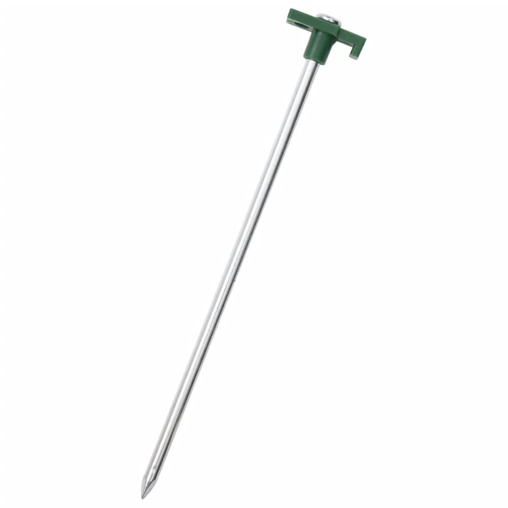 vidaXL Țăruși de cort, 24 buc., 25 cm, 7 mm, oțel galvanizat și PP