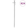 vidaXL telgivaiad 24 tk, 30 cm 8 mm, tsingitud teras