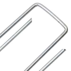 Zemní kolíky tvaru U 25 ks 15 x 3,5 cm pozinkovaná ocel - obrázek 4