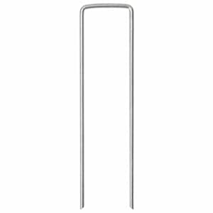 Zemní kolíky tvaru U 50 ks 15 x 3,5 cm pozinkovaná ocel - obrázek 3