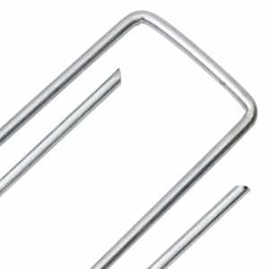 Zemní kolíky tvaru U 50 ks 15 x 3,5 cm pozinkovaná ocel - obrázek 4