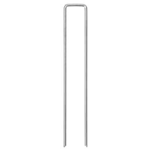 Zemní kolíky tvaru U 50 ks 20 x 4 cm pozinkovaná ocel - obrázek 3