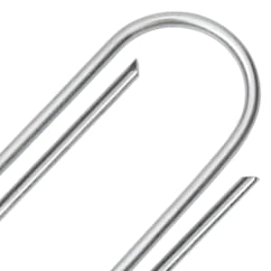 Zemní kolíky tvaru U 25 ks 15 x 3,5 cm pozinkovaná ocel - obrázek 4