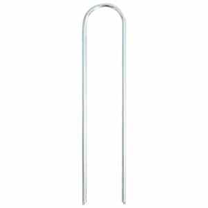 Zemní kolíky tvaru U 25 ks 20 x 3,5 cm pozinkovaná ocel - obrázek 2