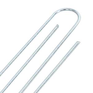 Zemní kolíky tvaru U 50 ks 20 x 3,5 cm pozinkovaná ocel - obrázek 4