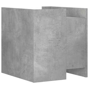 Noční stolek betonově šedý 45 x 50 x 50 cm kompozitní dřevo - obrázek 6