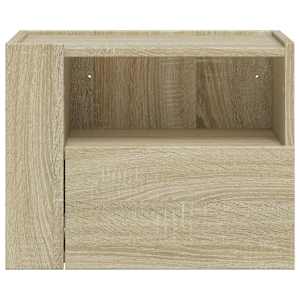 Nástěnné noční stolky 2 ks dub sonoma 45 x 30 x 35 cm - obrázek 4