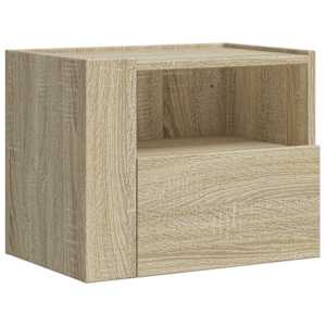 Nástěnné noční stolky 2 ks dub sonoma 45 x 30 x 35 cm - obrázek 5