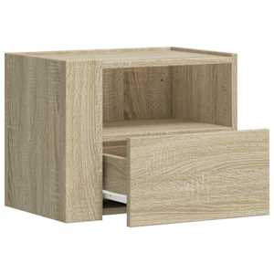 Nástěnné noční stolky 2 ks dub sonoma 45 x 30 x 35 cm - obrázek 8