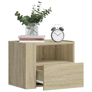 Nástěnné noční stolky 2 ks dub sonoma 45 x 30 x 35 cm - obrázek 1