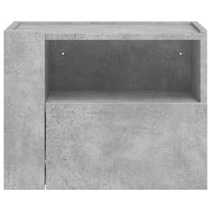 Nástěnné noční stolky 2 ks betonově šedé 45 x 30 x 35 cm - obrázek 4