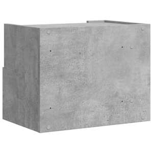 Nástěnné noční stolky 2 ks betonově šedé 45 x 30 x 35 cm - obrázek 7