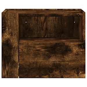 Nástěnné noční stolky 2 ks hnědý dub 45 x 30 x 35 cm - obrázek 5