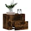  vidaXL 2db füstös tölgy színű fali éjjeliszekrény 45 x 30 x 35 cm termék 2. képe