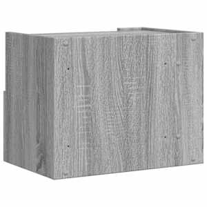 Nástěnné noční stolky 2 ks šedé sonoma 45 x 30 x 35 cm - obrázek 7