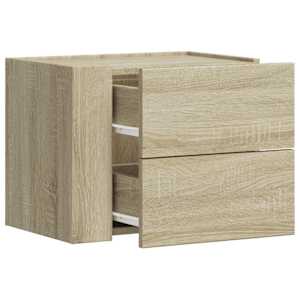 Nástěnné noční stolky 2 ks dub sonoma 45 x 30 x 35 cm - obrázek 8