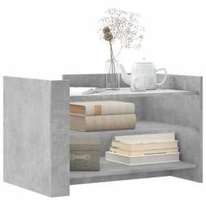 Konferenční stolek betonově šedý 80x50x50 cm kompozitní dřevo - obrázek 3