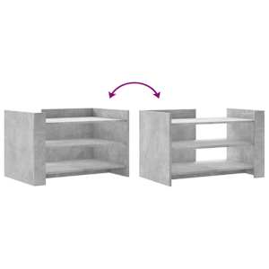 Konferenční stolek betonově šedý 80x50x50 cm kompozitní dřevo - obrázek 7