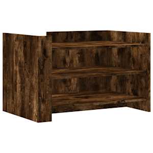 Konferenční stolek kouřový dub 80 x 50 x 50 cm kompozitní dřevo - obrázek 2