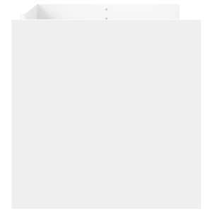 Konferenční stolek bílý 100 x 50 x 50 cm kompozitní dřevo - obrázek 5