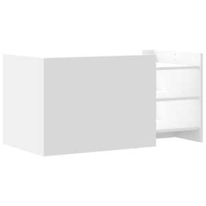 Konferenční stolek bílý 100 x 50 x 50 cm kompozitní dřevo - obrázek 6