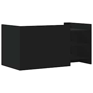 Konferenční stolek černý 100 x 50 x 50 cm kompozitní dřevo - obrázek 6