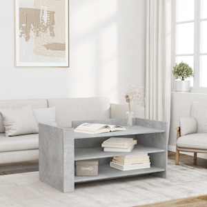 Konferenční stolek betonově šedý 100x50x50 cm kompozitní dřevo - obrázek 1