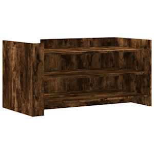 Konferenční stolek kouřový dub 100x50x50 cm kompozitní dřevo - obrázek 2