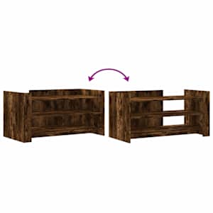 Konferenční stolek kouřový dub 100x50x50 cm kompozitní dřevo - obrázek 7