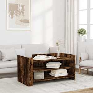 Konferenční stolek kouřový dub 100x50x50 cm kompozitní dřevo - obrázek 1