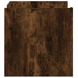 Konferenční stolek kouřový dub 80 x 50 x 50 cm kompozitní dřevo - obrázek 5