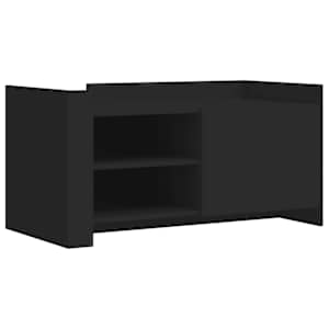 Konferenční stolek černý 100 x 50 x 50 cm kompozitní dřevo - obrázek 2