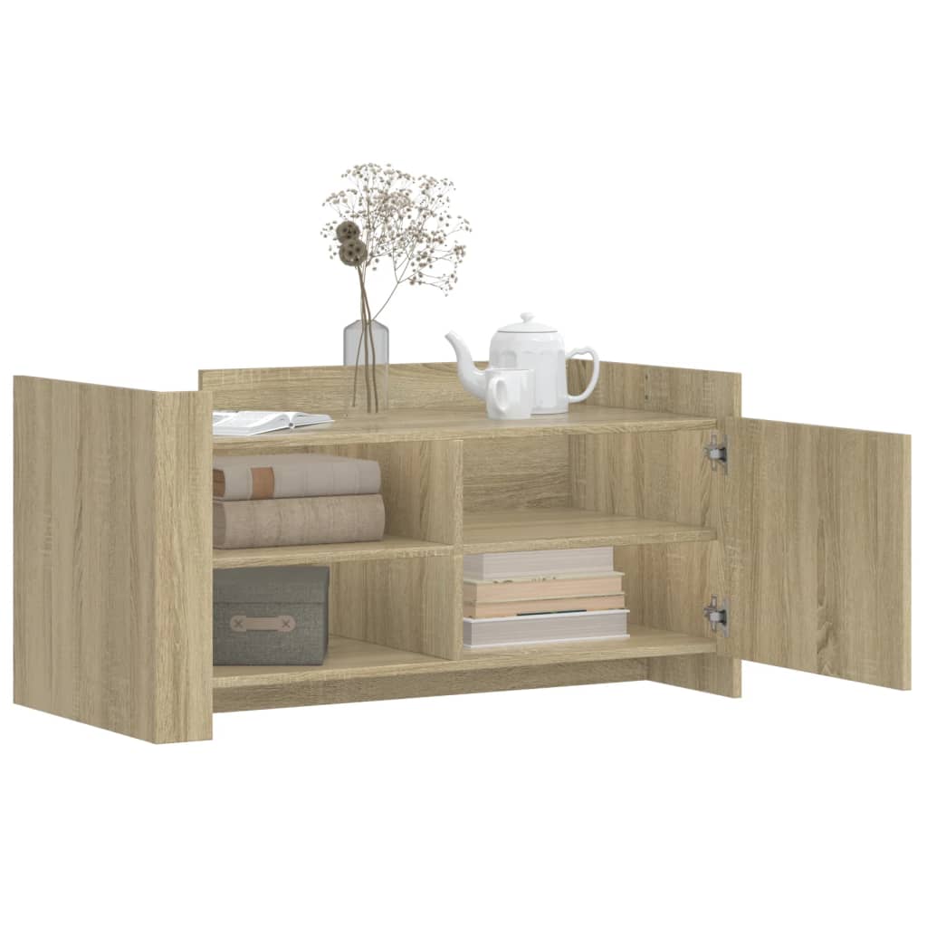 vidaXL Konferenčný stolík dub sonoma 100x50x50 cm kompozitné drevo