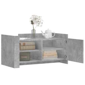 Konferenční stolek betonově šedý 100x50x50 cm kompozitní dřevo - obrázek 3