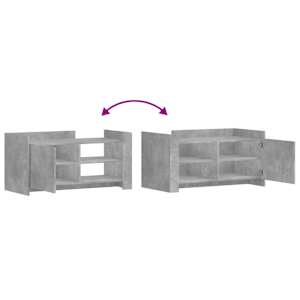 Konferenční stolek betonově šedý 100x50x50 cm kompozitní dřevo - obrázek 8