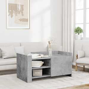 Konferenční stolek betonově šedý 100x50x50 cm kompozitní dřevo - obrázek 1