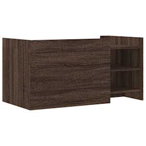 Konferenční stolek hnědý dub 100 x 50 x 50 cm kompozitní dřevo - obrázek 6