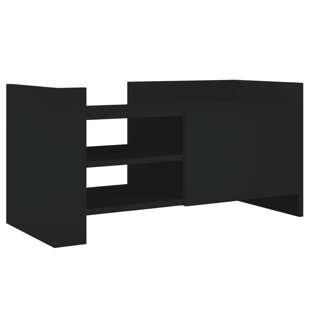 E-shop vidaXL TV skrinka čierna 80x35x40 cm kompozitné drevo