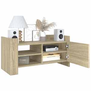 TV skříňka dub sonoma 80 x 35 x 40 cm kompozitní dřevo - obrázek 3