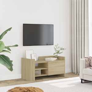 TV skříňka dub sonoma 80 x 35 x 40 cm kompozitní dřevo - obrázek 1