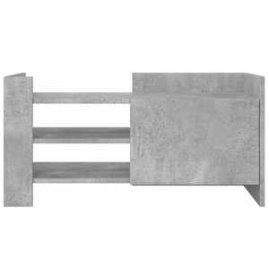 TV skříňka betonově šedá 80 x 35 x 40 cm kompozitní dřevo - obrázek 4