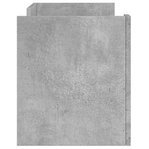 TV skříňka betonově šedá 80 x 35 x 40 cm kompozitní dřevo - obrázek 5