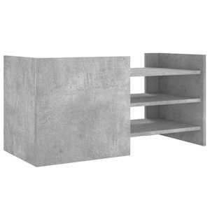 TV skříňka betonově šedá 80 x 35 x 40 cm kompozitní dřevo - obrázek 6